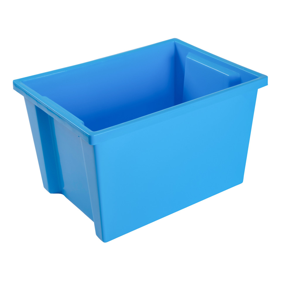  Cutie mare de plastic pentru depozitare 35 x 26 x 21 cm, Albastru