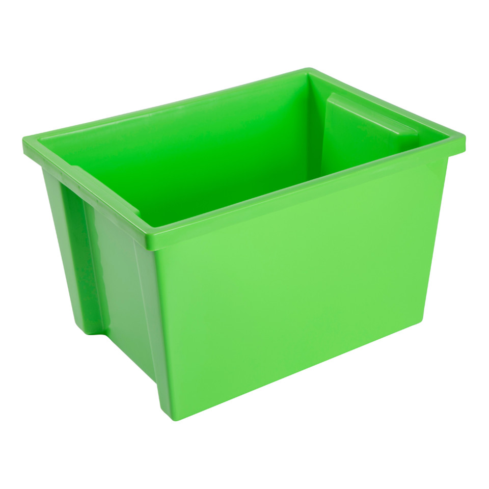  Cutie mare de plastic pentru depozitare 35 x 26 x 21 cm, Verde