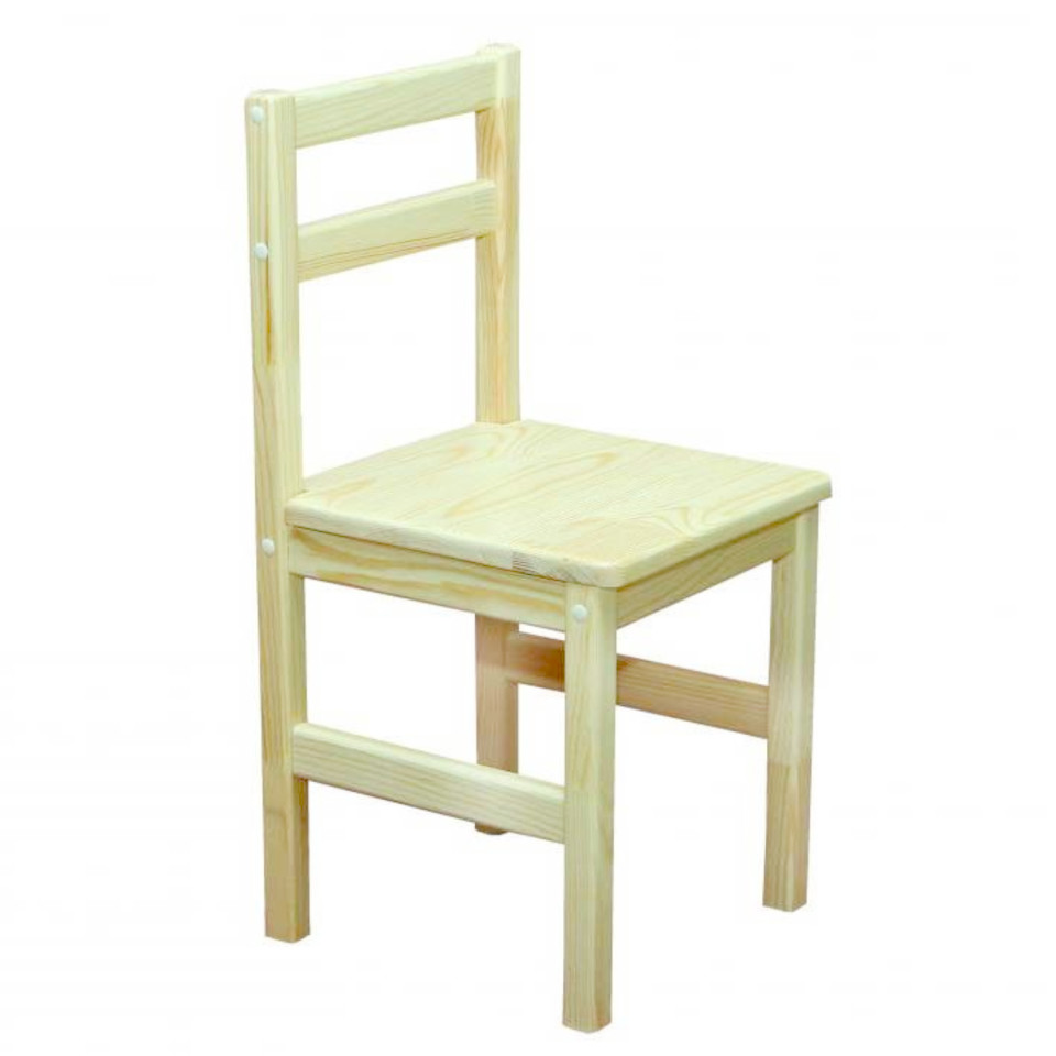 Scaun gradinita Woodie din lemn, T1, Natur