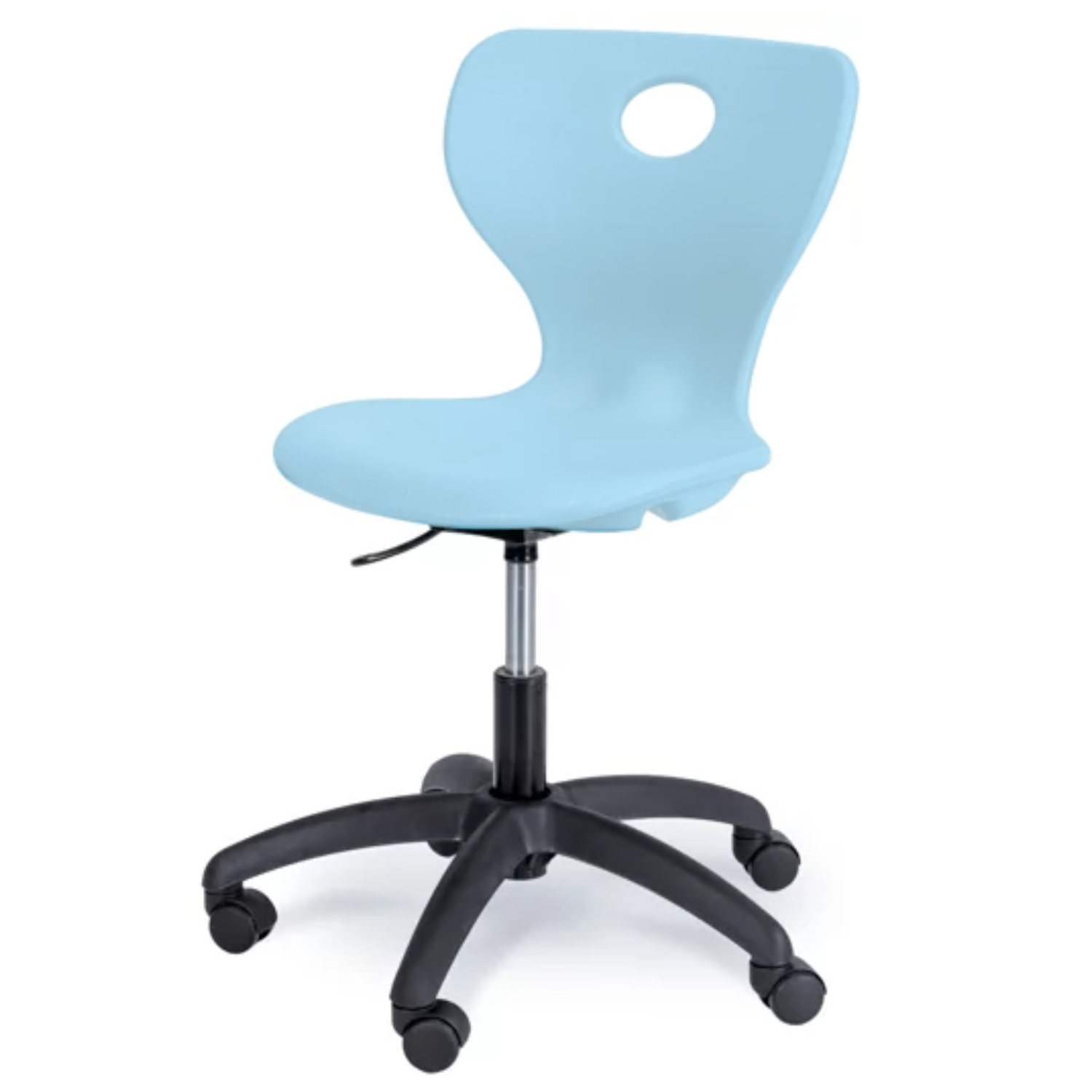 Scaun ergonomic pentru elevi laborator, Albastru