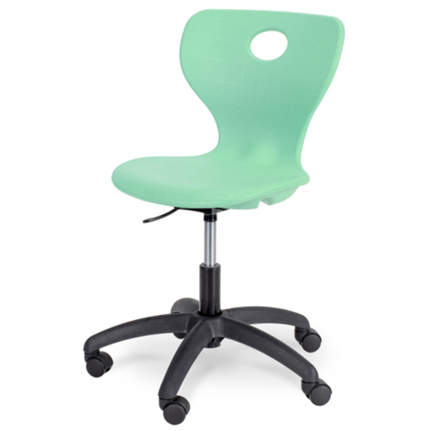 Scaun ergonomic pentru elevi laborator, Verde
