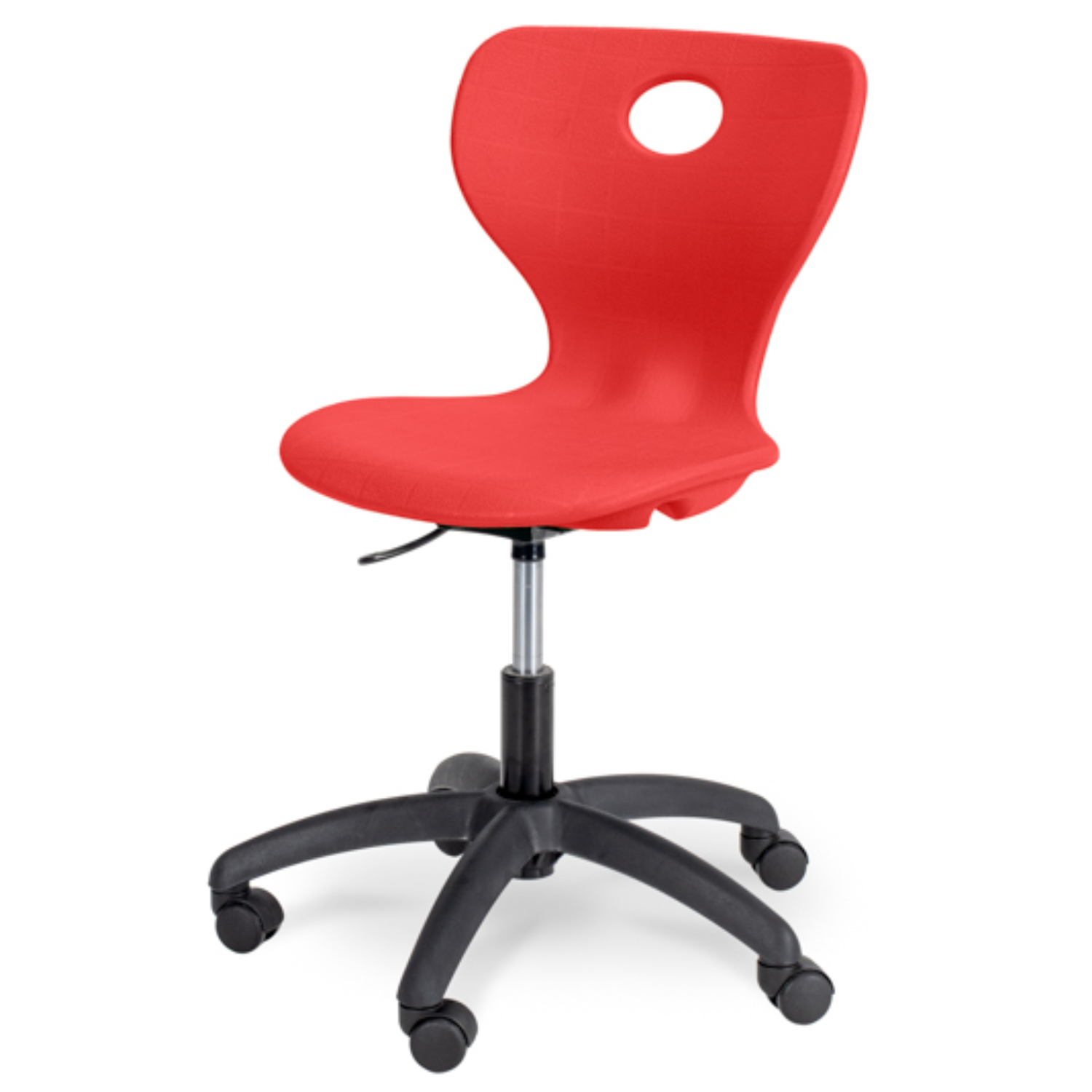 Scaun ergonomic pentru elevi laborator, Rosu
