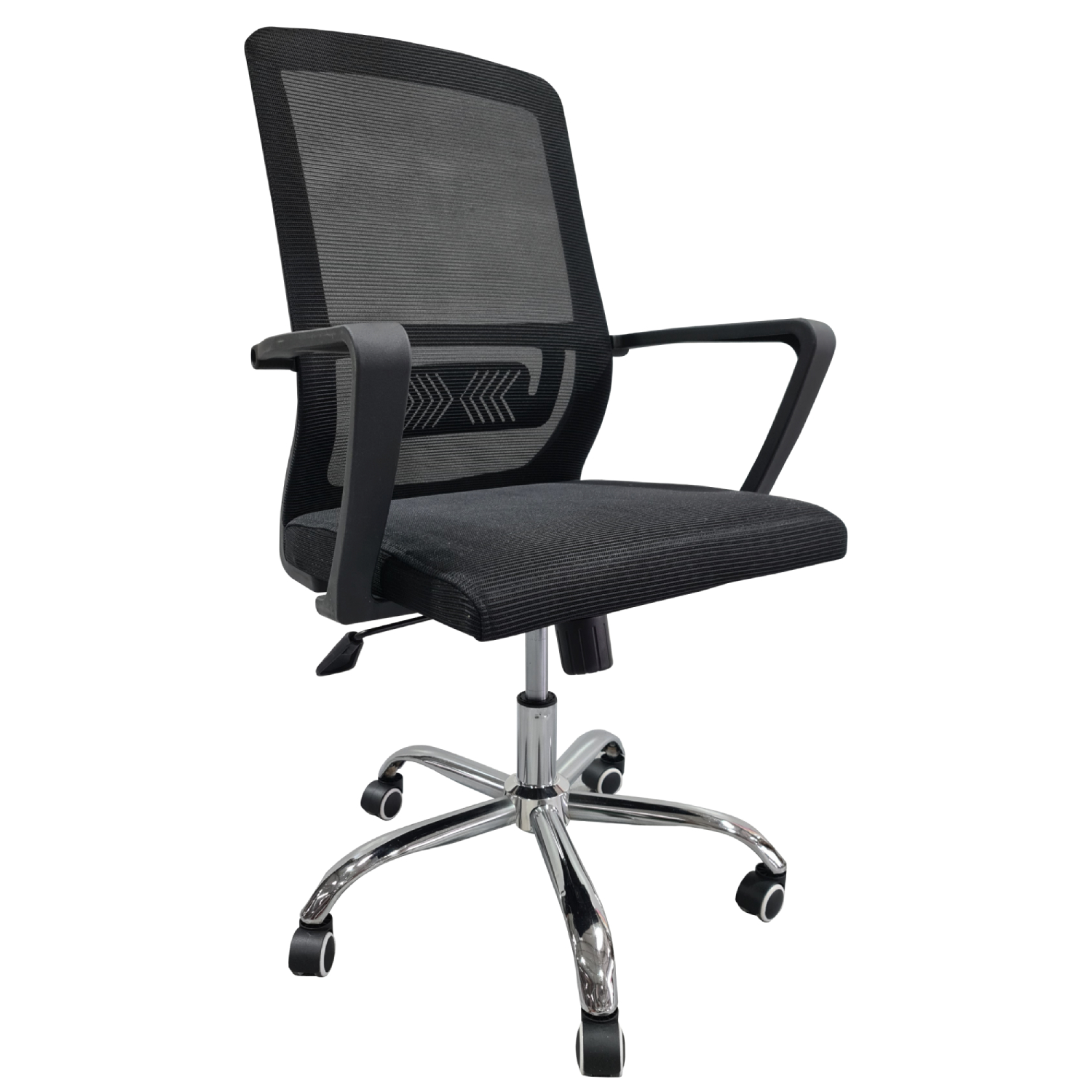 Scaun birou cu spatar din mesh, MBL7301, Negru