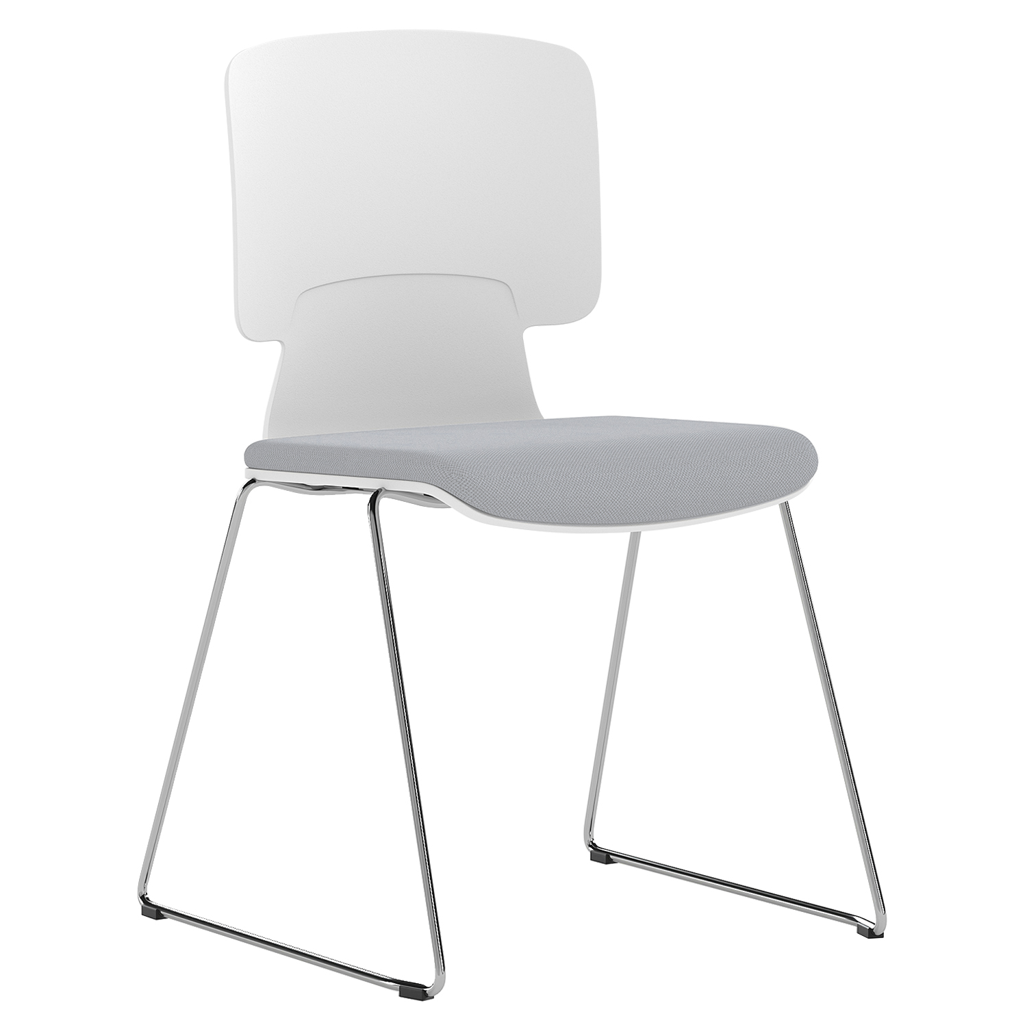 Scaun vizitator Mira Pro, Gri