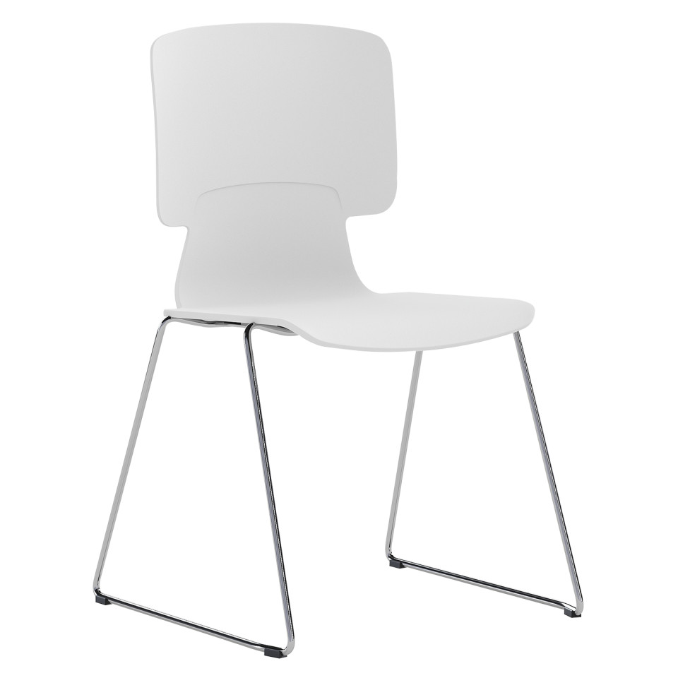 Scaun vizitator Mira, Alb